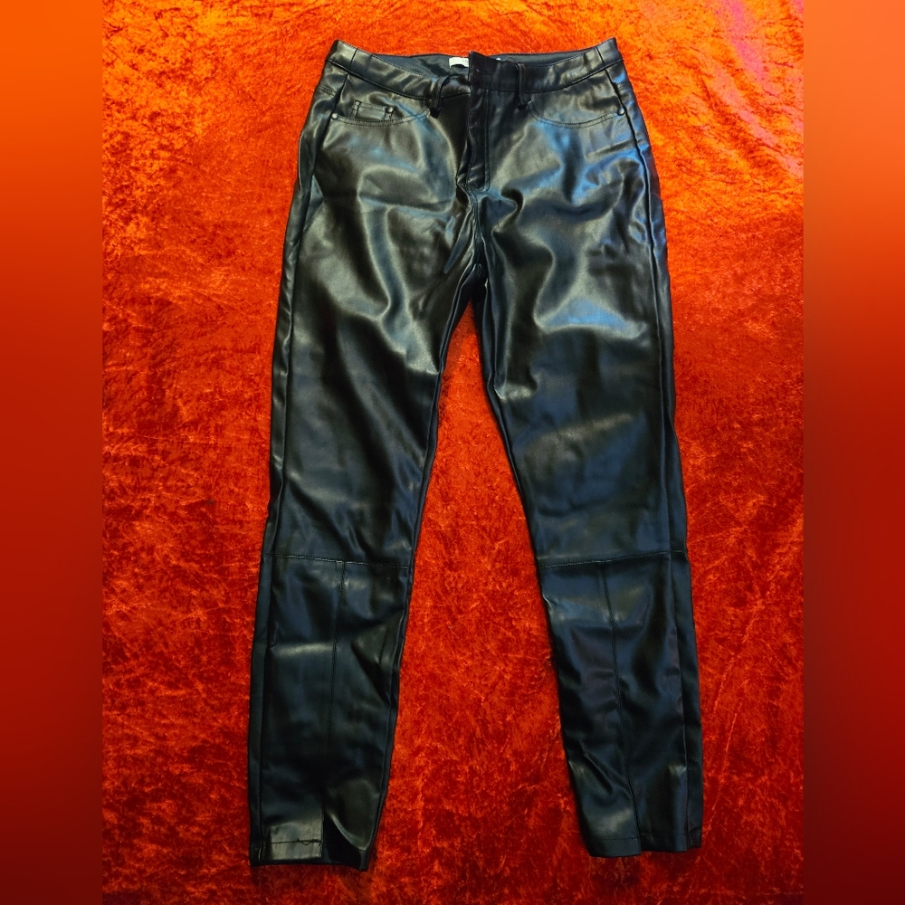 Faux leather pants - size 40 UK - 10/12 US